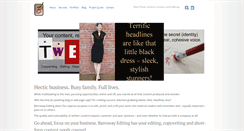 Desktop Screenshot of barrowayediting.com