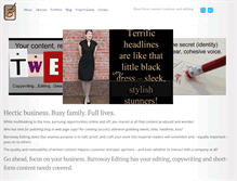 Tablet Screenshot of barrowayediting.com